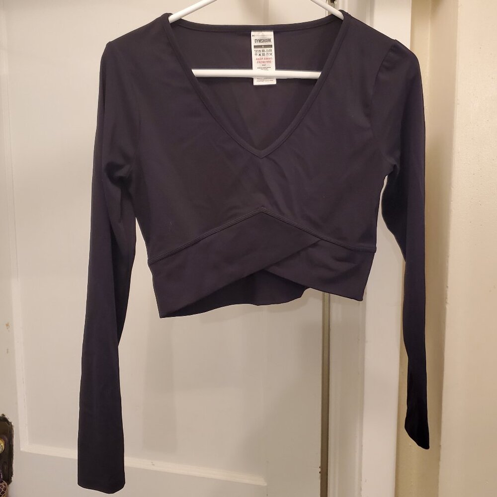 Gymshark Criss-cross Crop Top Long-sleeve Women's Small